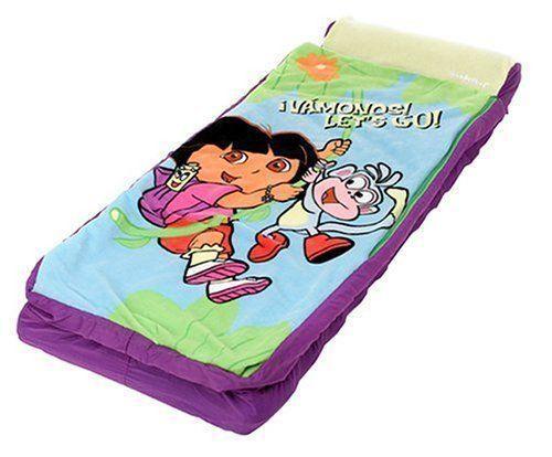 Dora the Explorer Inflatable Ready Bed with sleeping bag