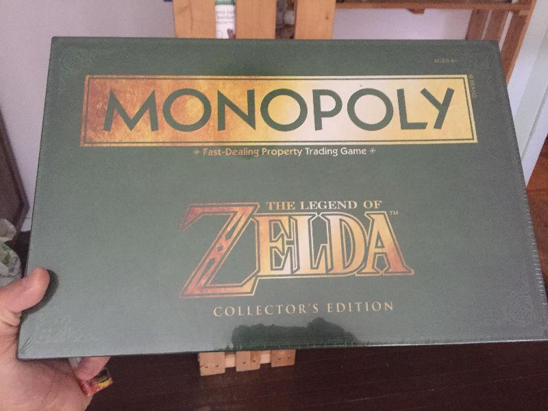 Legend of Zelda Collectors Edition Monopoly Game (Unopened)