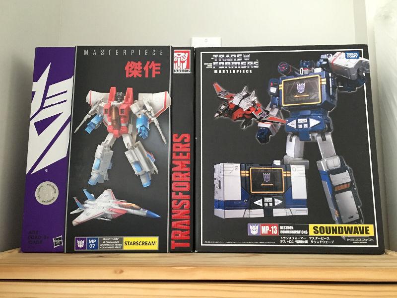 Transformers - Takara MP13 Soundwave with extra cassettes