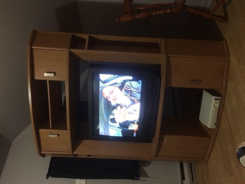 entertainment unit and tv for sale