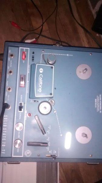 Califone 70-tf reel to reel tape recorder/amplifier