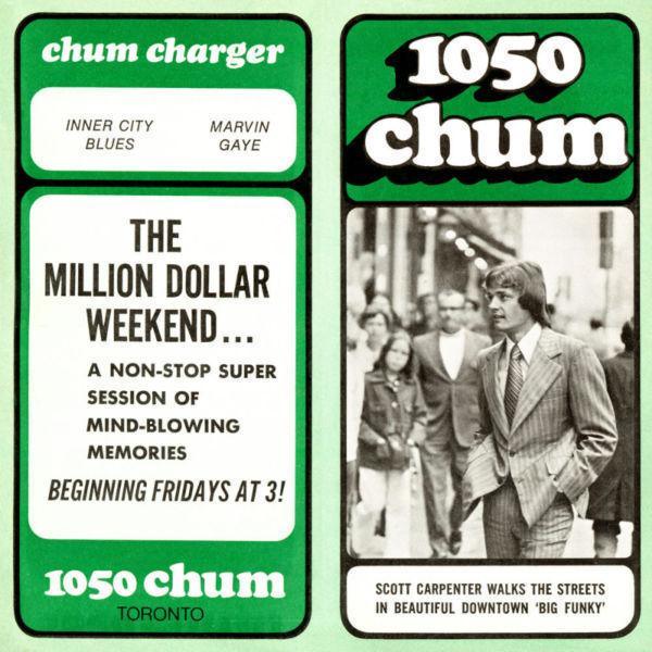Wanted: Buying CHUM HIT PARADE CHARTS from radio station 1050 CHUM