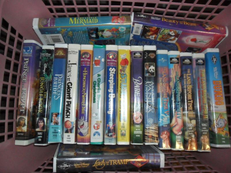 Disney and VHS Collection in Great Condition