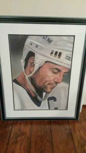 Toronto Maple Leafs DOUG GILMOR framed Print