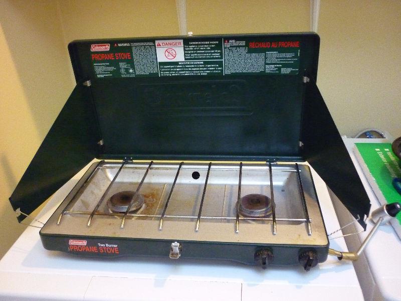COLEMAN CAMPING STOVE AND HEATER/TOASTER