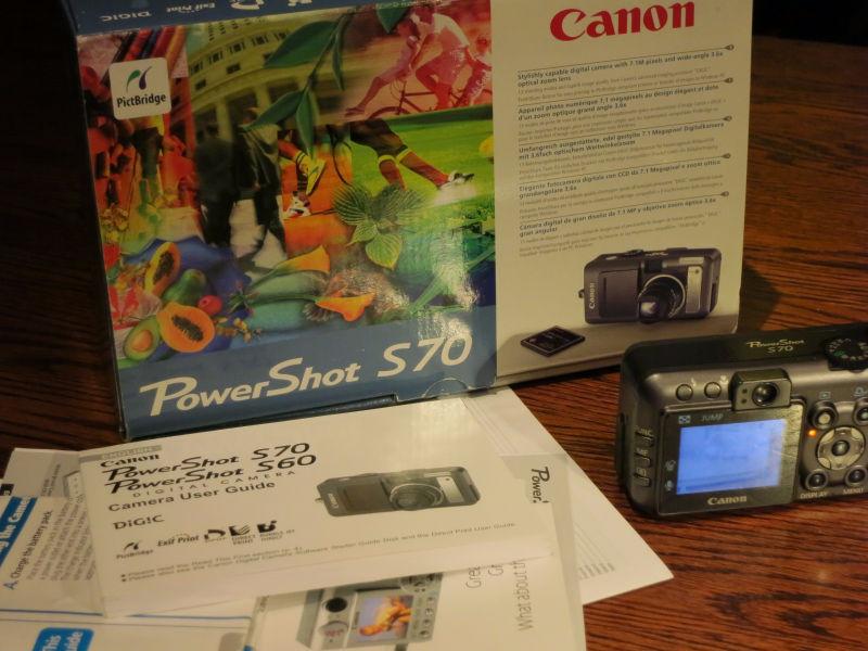 Canon S70 high quality large sensor digital camera