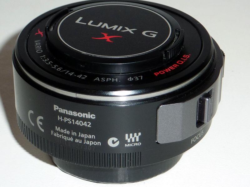 panasonic 14-42mm f3.5-5.6 O.I.S PZ lens for micro4/3