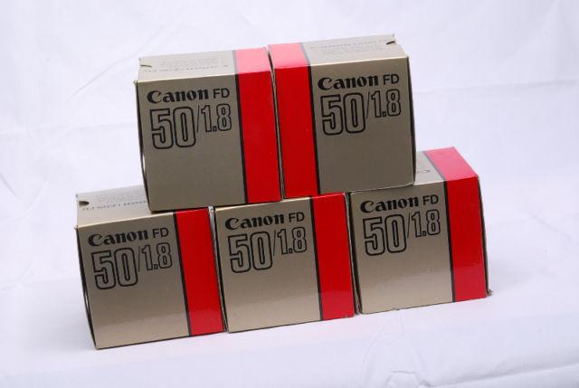 Canon 50 mm 1.8 FD manual lens