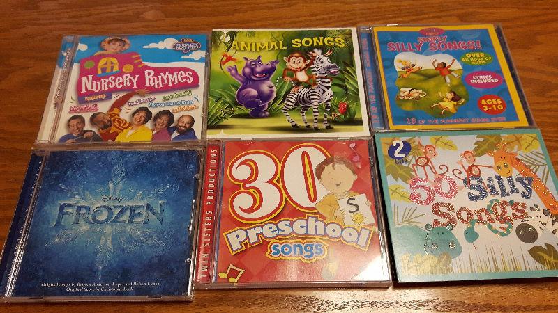 6 childrens cds