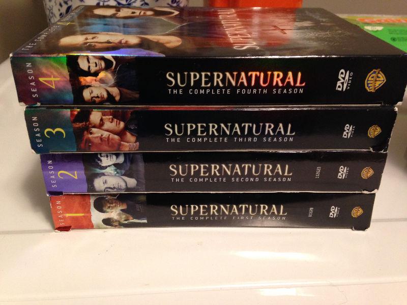 Lucan - Supernatural Deasons 1-4 and Assorted DVD's