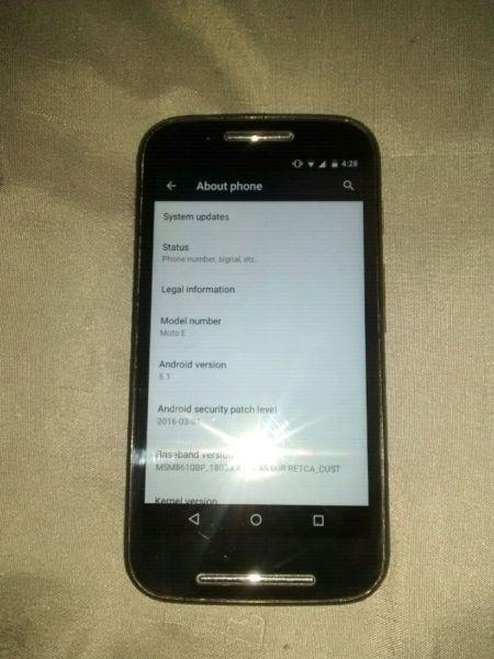 Motorola Moto E w/ Eastlink