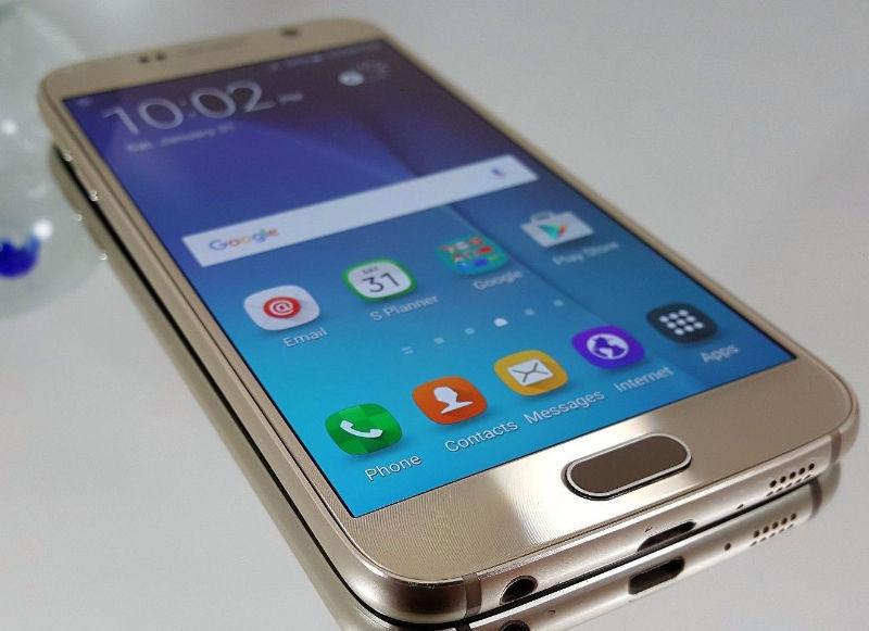 Unlocked Samsung Galaxy S6 Gold