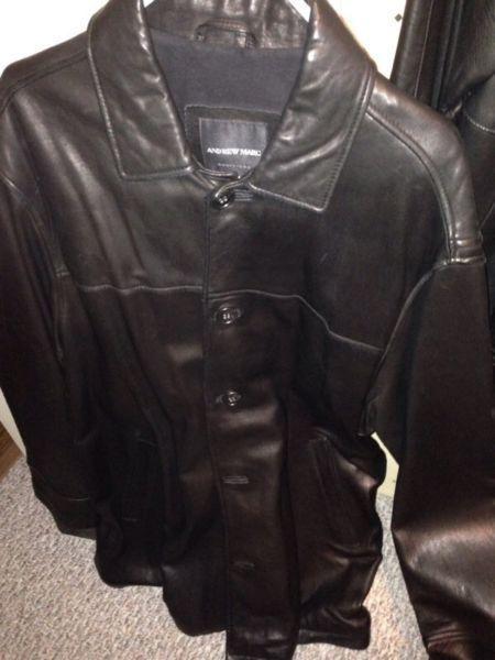 Men's Genuine Leather coats (fits medium)