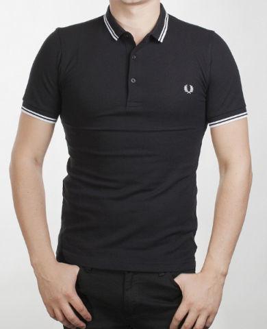 NEW FRED PERRY BLACK TWIN TIPPED PIQUE POLO - XS - S - $55 OBO
