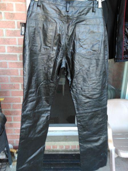 GENUINE LEATHER CRAFTED PANTS ... NEW NEW !!!!!