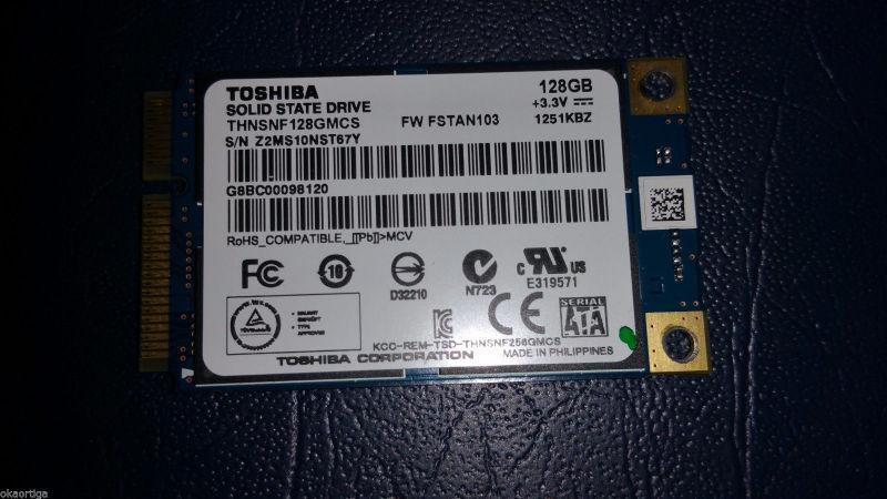 INTERNAL MICRO SATA Toshiba SSD 128GB (THNSNF128GMCS)