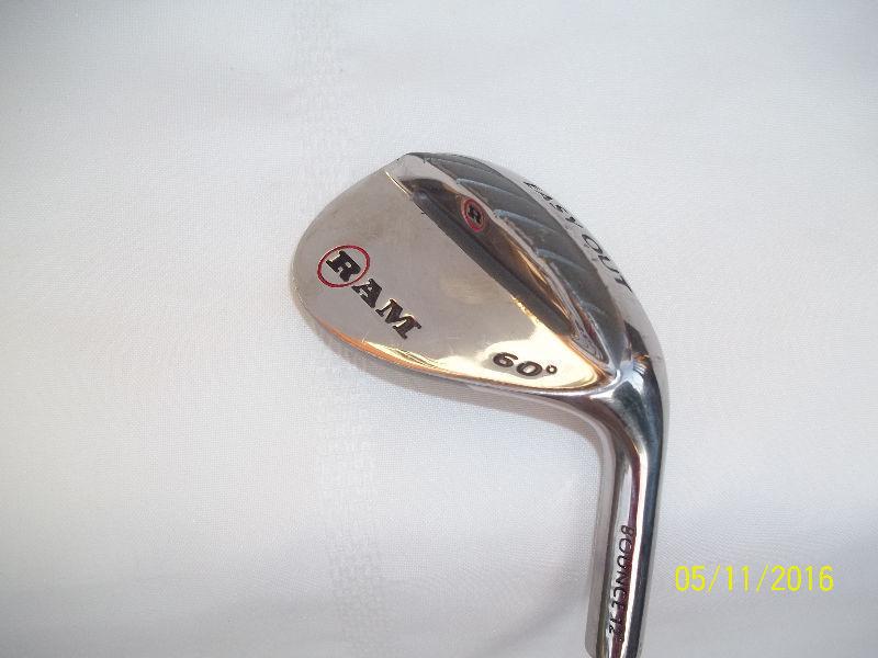 Men's RH Golf Wedge (Ram Easy Out) 60º with Steel Shaft