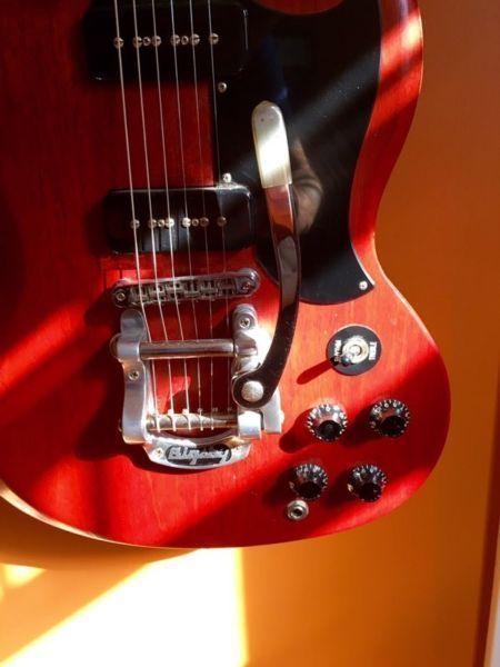 Gibson SG with Bigsby