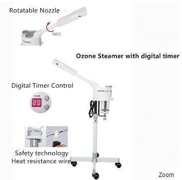 !!CHECKING OUT Our Amazing Ozone mental digital facial steamer!!