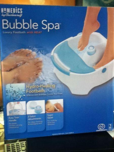 HoMedics Bubble Spa TM Luxury Foot Bath -New Lower Price