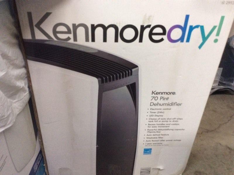 70 Pint Huge tank Kenmoredry NEW Dehumidifier with Pump System