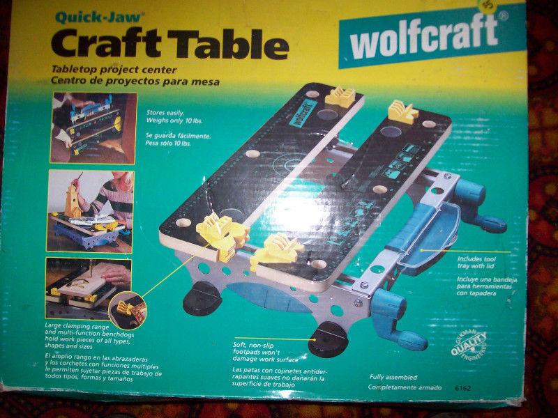 Wolfcraft Quick-Jaw Craft Table / Tabletop Project Center