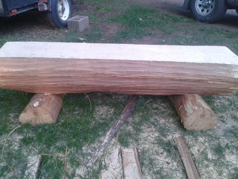 Bass wood bench
