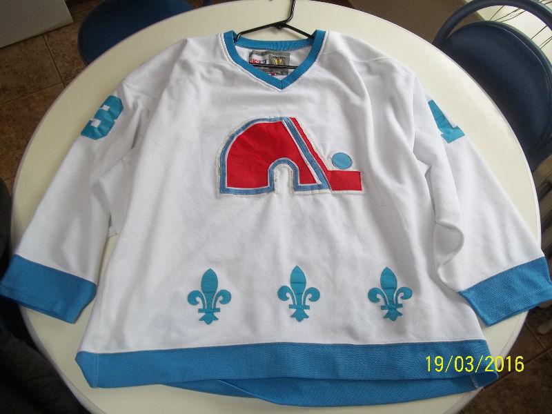 Sundin NHL Quebec Nordiques Hockey Jersey (CCM Vintage Hockey)
