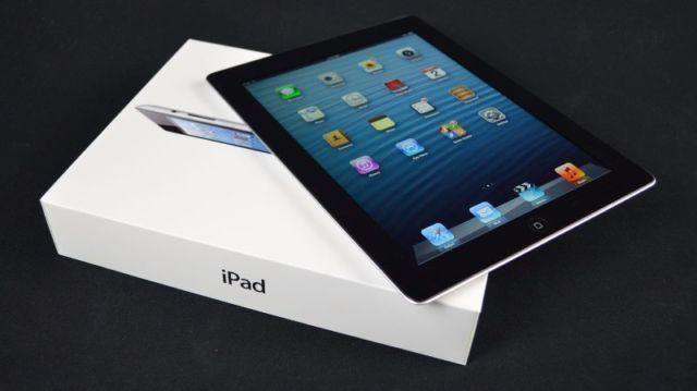 64GB iPad 4th Generation WiFi + LTE Unlcoked Black leather Cover
