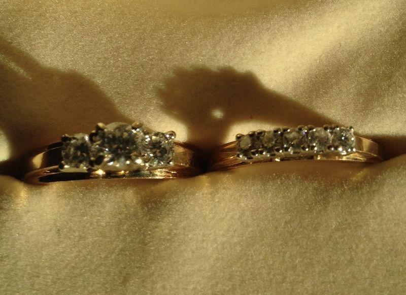 Woman's Engagement & Wedding Ring Set