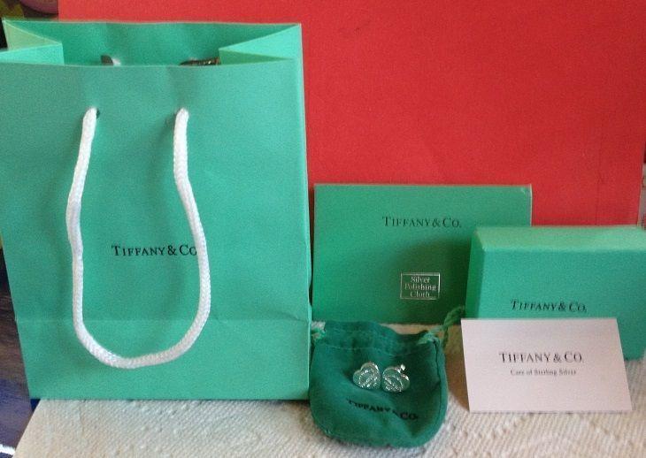 Tiffany & Co. Silver Earrings - NEW - Very Nice !