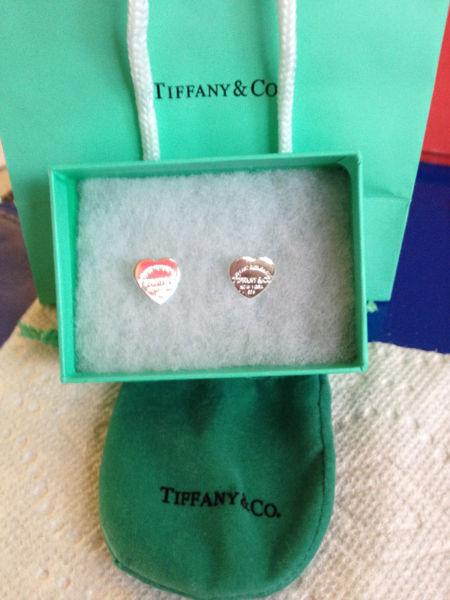 Tiffany & Co. Silver Earrings - NEW - Very Nice !