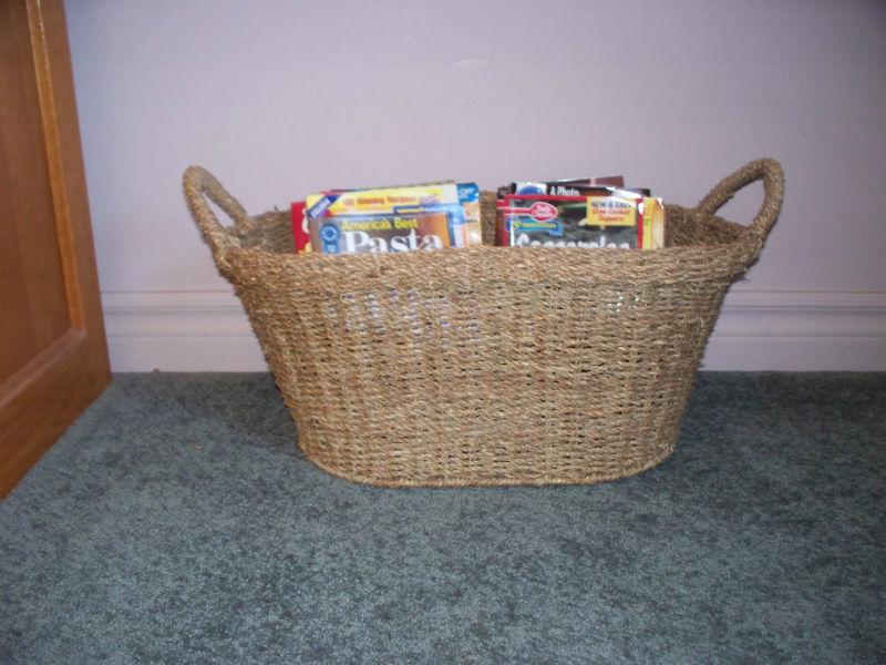 BASKET FULL OF RECIPE BOOKS (75 Total)