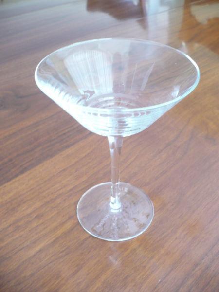 4 MIKASA MARTINI/ COCKTAIL GLASES - NEW