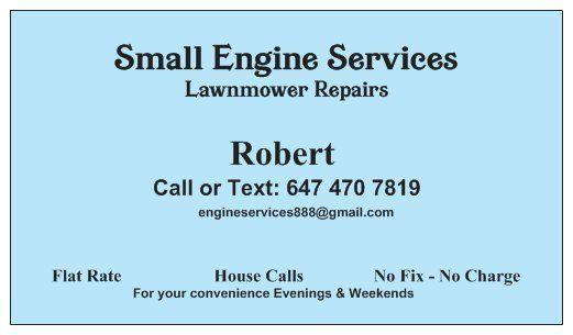 Lawnmower Repair - / Vaughan/Richmond Hill/North York