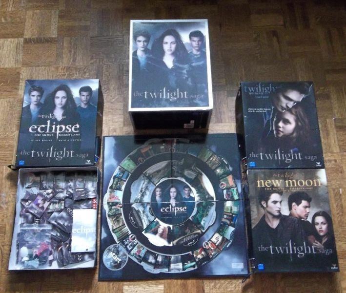 Twilight Saga 3 Board Games Collection‏ + Books