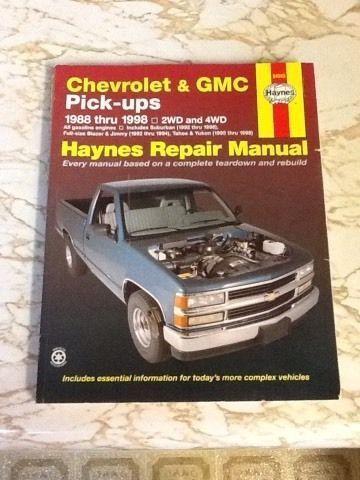 88-98 Chevy gmc truck service manual