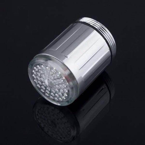 LED light up faucet tip
