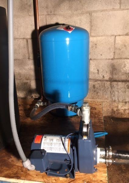 New! Pump & Pressure Tank
