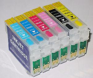 Epson Artisan 50 R260 R280 R380 Refillable Ink Cartridges#78