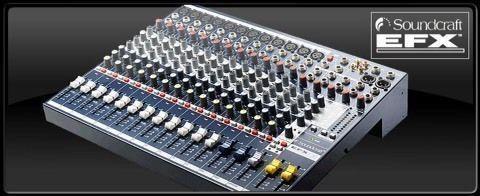 Sound craft mixer model EFX12