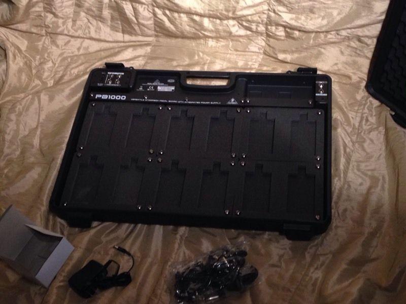 Behringer pb1000 pedal board brand new power supply