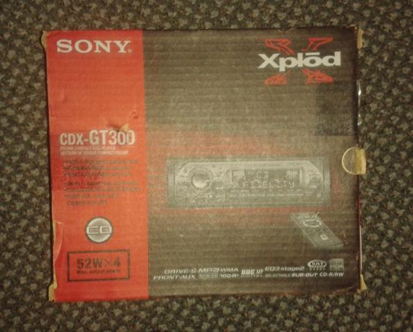 Sony CDX-GT300 Car Stereo & Speakers - $80 obo