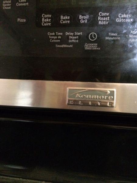 Kenmore elite stainless steel stove and oven. $900