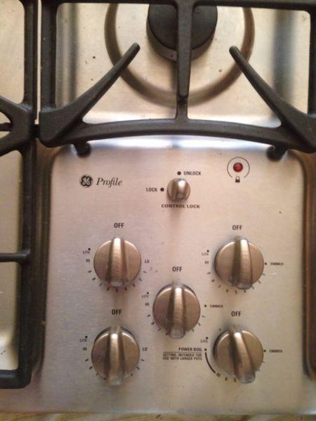 GE Profile Stainless Steel Gas Cooktop