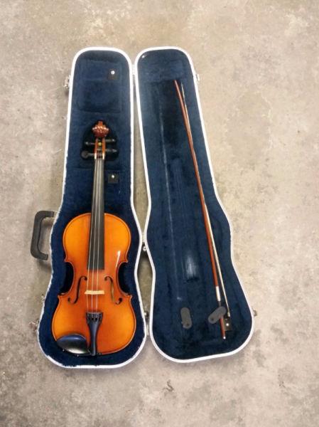 Violin and stand