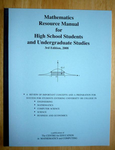 Mathematics Resource Manual for High School Students and Undergr