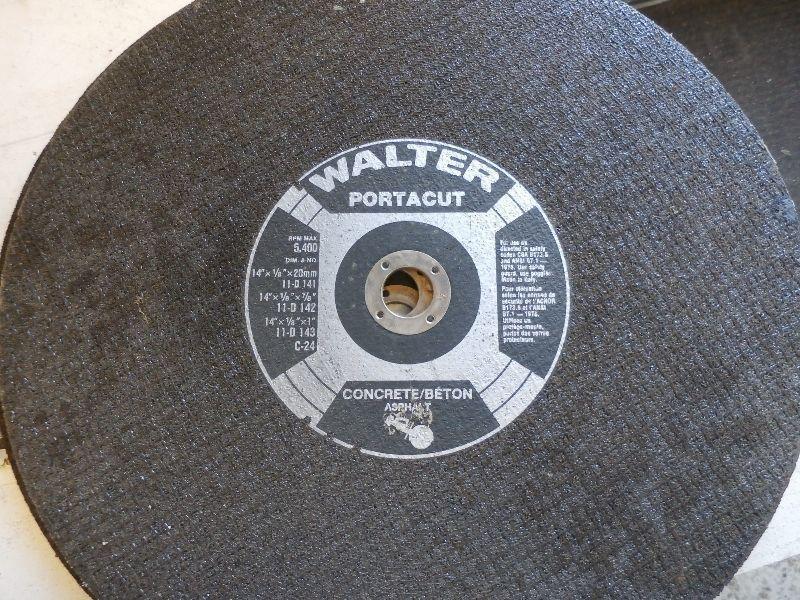 2 & 1/2 Cement / Asphalt Cutting Discs