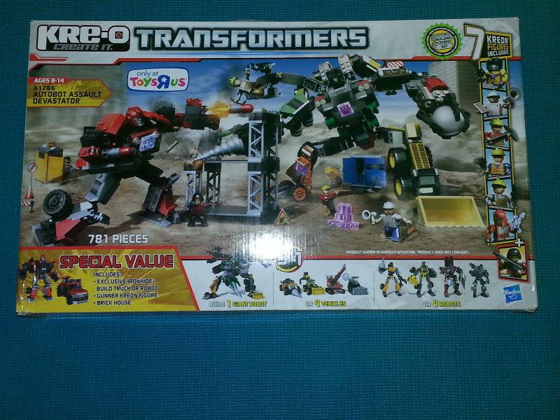 Transformers Kre-o $ or trade for retro games Nes, Snes, PS1 etc