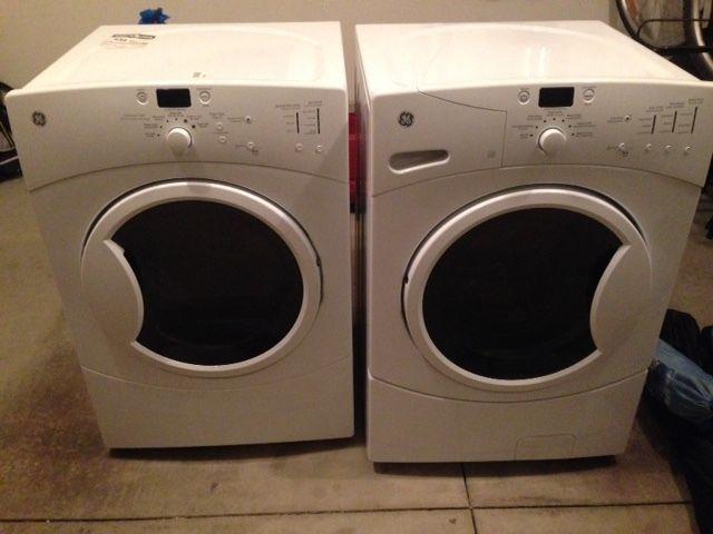 GE High Efficiency Washer & Dryer